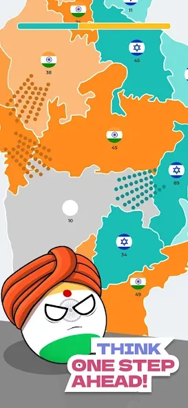 Скачать взломанную State Battle Conquer Territory (Конквер Стейт)  [МОД Бесконечные монеты] — последняя версия apk на Андроид screen 1