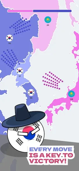 Скачать взломанную State Battle Conquer Territory (Конквер Стейт)  [МОД Бесконечные монеты] — последняя версия apk на Андроид screen 2