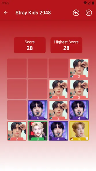 Скачать взлом Stray Kids 2048 Game (Стрей Кидз 2048 игра)  [МОД Много монет] — последняя версия apk на Андроид screen 4