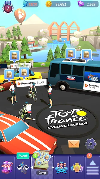 Взлом Tour de France Cycling Legends (Циклинг Легенды)  [МОД Menu] — стабильная версия apk на Андроид screen 3