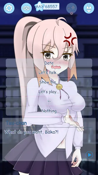 Скачать взломанную Fake Novel: Your Own Tsundere  [МОД Меню] — полная версия apk на Андроид screen 2