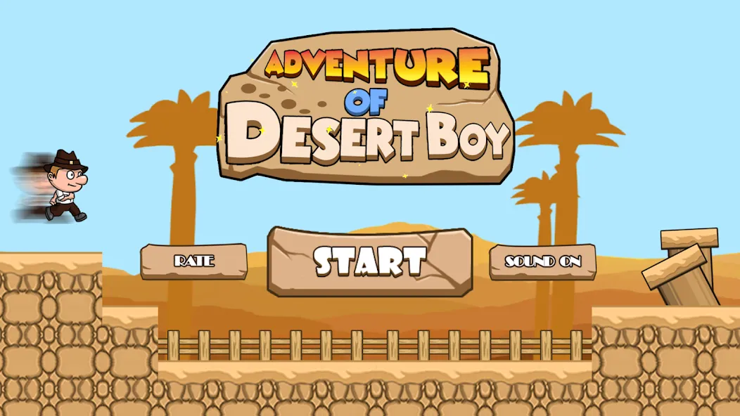 Взлом Ted Adventure of Desert Boy (Тед Приключения Пустынного Мальчика)  [МОД Много монет] — стабильная версия apk на Андроид screen 2