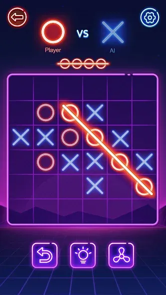 Взлом Tic Tac Toe 2 Player: XOXO  [МОД Все открыто] — полная версия apk на Андроид screen 2