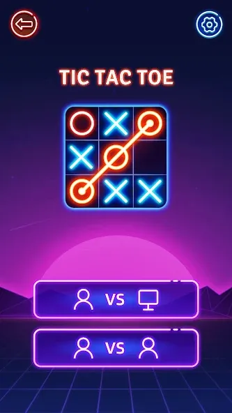 Взлом Tic Tac Toe 2 Player: XOXO  [МОД Все открыто] — полная версия apk на Андроид screen 3