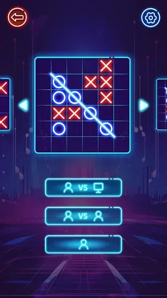 Взломанная OX Game — XOXO · Tic Tac Toe  [МОД Бесконечные монеты] — стабильная версия apk на Андроид screen 2