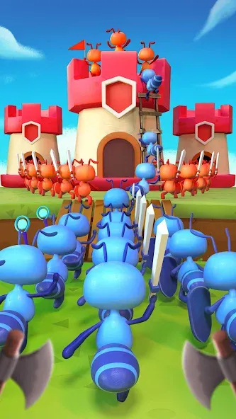 Взломанная Ant Fight: Conquer the Tower  [МОД Бесконечные деньги] — последняя версия apk на Андроид screen 1