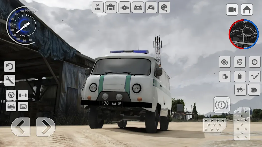 Скачать взлом UAZ Loaf: Special vehicle 4×4  [МОД Все открыто] — стабильная версия apk на Андроид screen 1