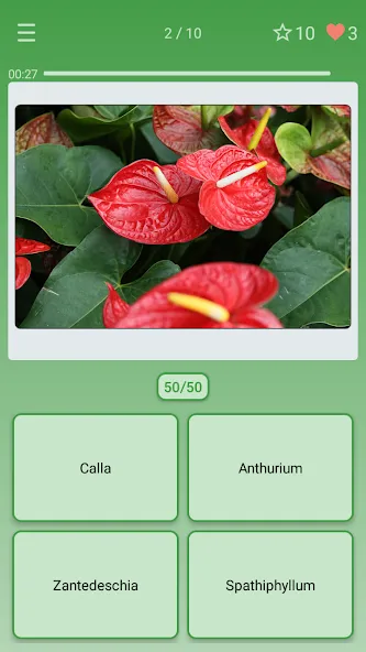 Скачать взломанную Quiz: Flowers, Plants  [МОД Mega Pack] — стабильная версия apk на Андроид screen 1