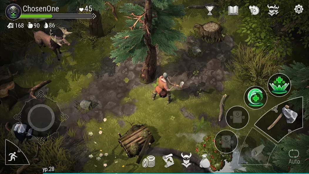 Взломанная Frostborn: Action RPG (Фростборн)  [МОД Меню] — полная версия apk на Андроид screen 1