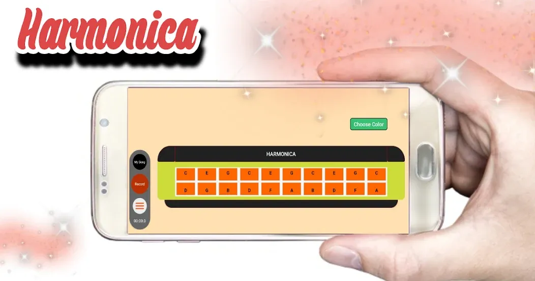 Взломанная Virtual Harmonica  [МОД Много монет] — стабильная версия apk на Андроид screen 1