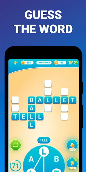 Взлом Words from word: Crosswords  [МОД Menu] — последняя версия apk на Андроид screen 3
