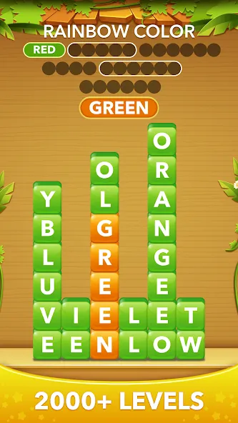 Взломанная Word Heaps -Connect Stack Word  [МОД Бесконечные монеты] — полная версия apk на Андроид screen 2