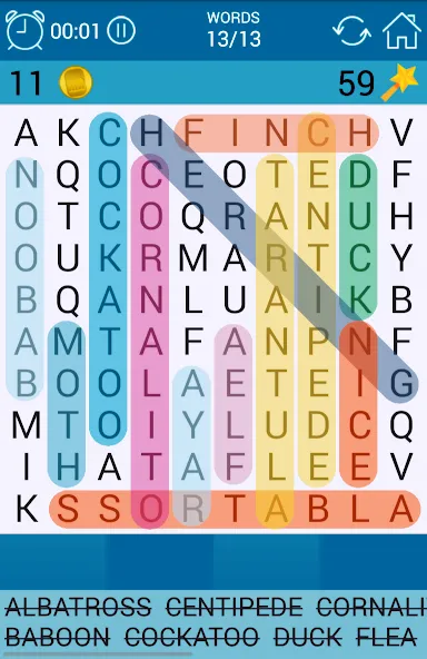 Взлом Word Search  [МОД Все открыто] — полная версия apk на Андроид screen 2