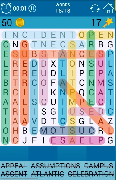 Взлом Word Search  [МОД Все открыто] — полная версия apk на Андроид screen 5