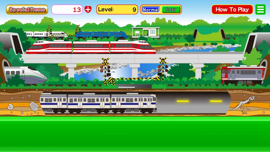 Скачать взломанную Train Zoom-Zoom (Трейн Зум)  [МОД Mega Pack] — стабильная версия apk на Андроид screen 1